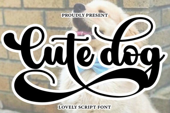 Download Cute Dog Font - Cute Collection