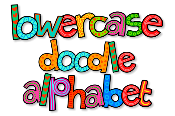 Download Lowercase Doodle Alphabet Set 1 - Set Collection