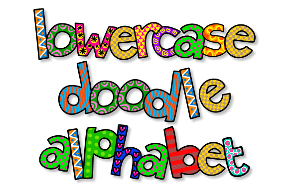 Download Lowercase Doodle Alphabet Set 2 - Set Collection