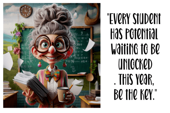 Download Eccentric Teachers with Quotes Set of 2 - Set Collection