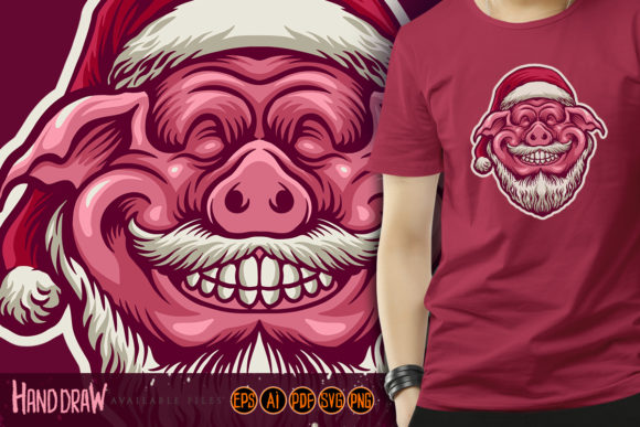 Download Cute Pig Merry Christmas Merchandise - Cute Collection