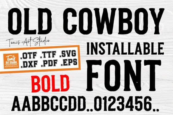 Download Old Cowboy Bold - Bold Collection